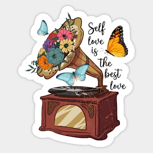 Self love is the best love Sticker